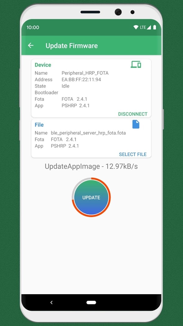RSL10 FOTA Firmware Over the Air